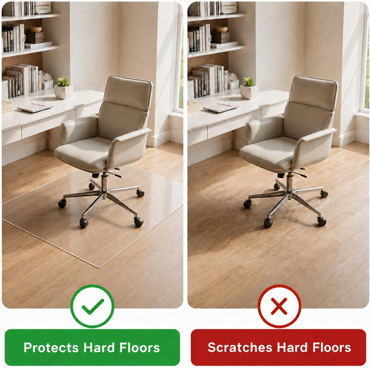 AFIING Clear Chair Mat, 36 x 48 inches