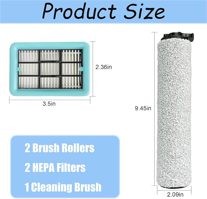 Replacement Brush Rollers and Filters