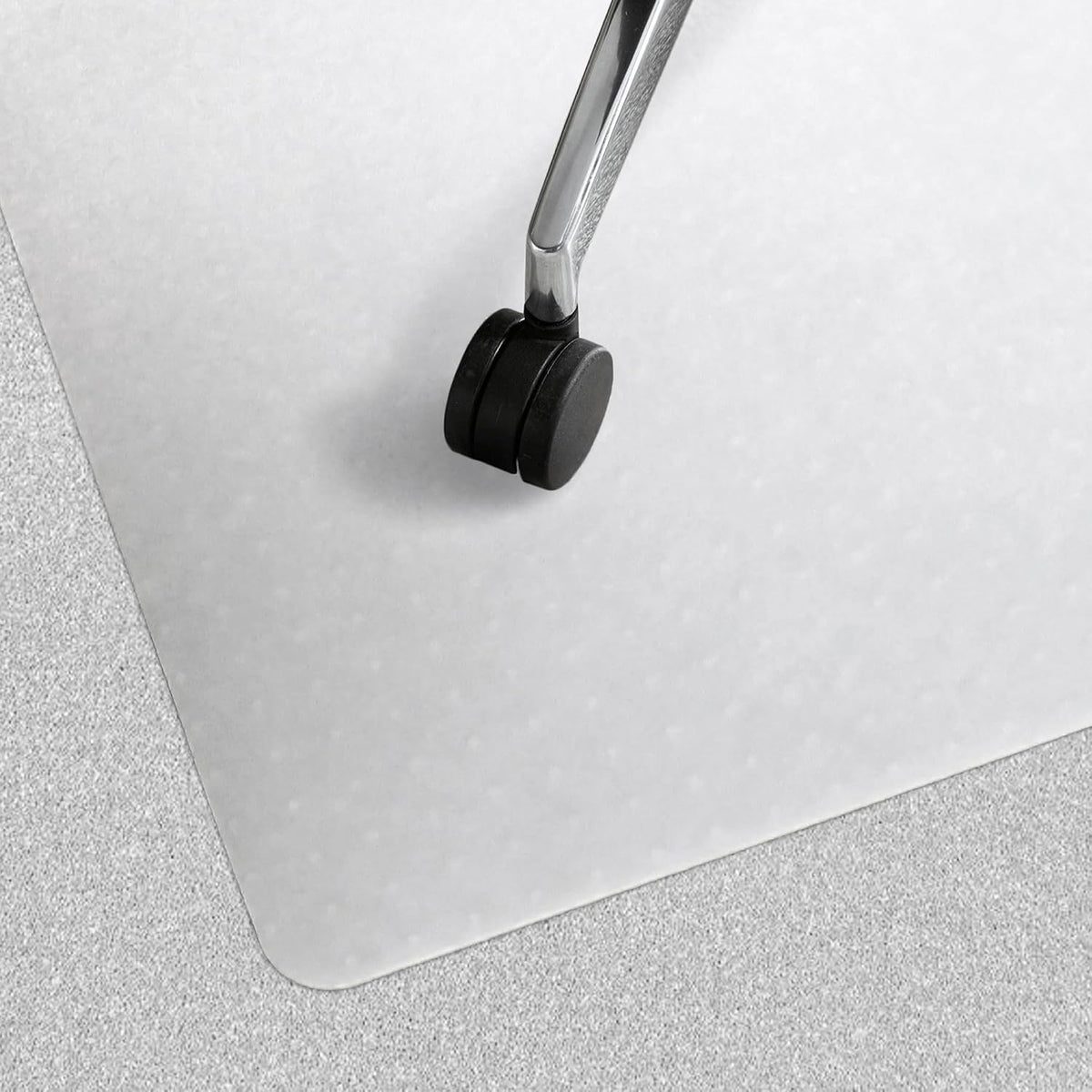 Marvelux White Office Chair Mat for Carpeted Floors 46" x 57" Rectangular