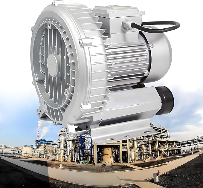 Vortex Ring Regenerative Blower, Single Phase High-Pressure Industrial Vacuum