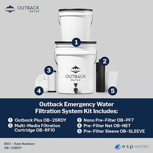Outback Emergency Drinking Water Filter System