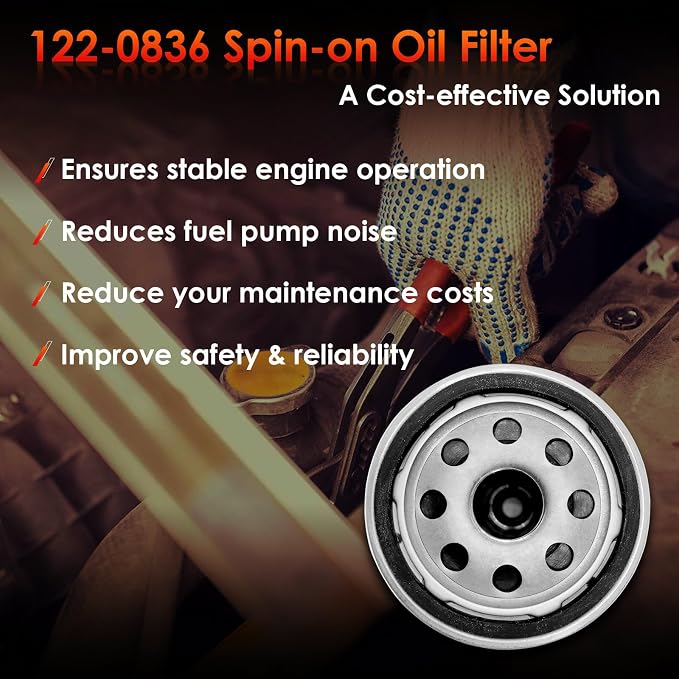 122-0836 Oil Filter │Replacement