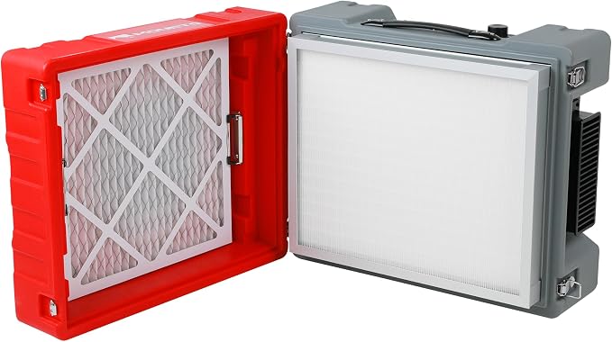 MOUNTO 550cfm Hepa Air Scrubber Industrial Air Cleaner- 550cfm Portable Air