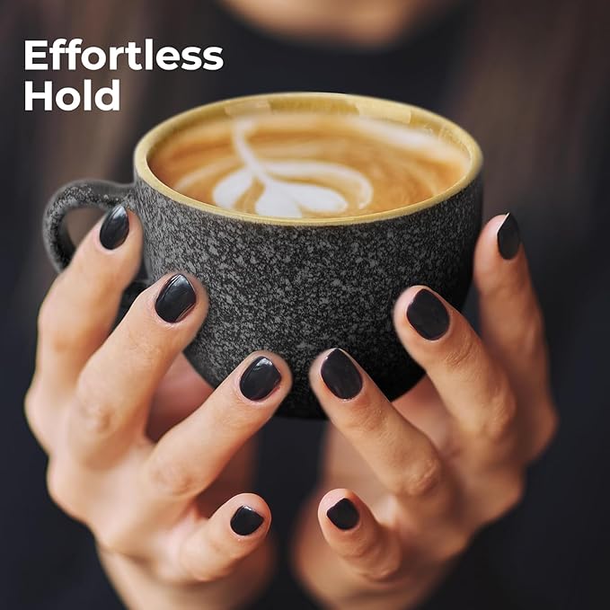 MIAMIO – 2.7 Oz Ceramic Stackable Espresso Cups