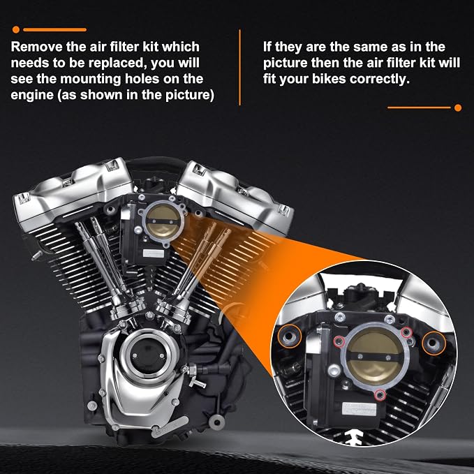 High Flow Air Cleaner Intake Filter System Kit Air Filters Cover