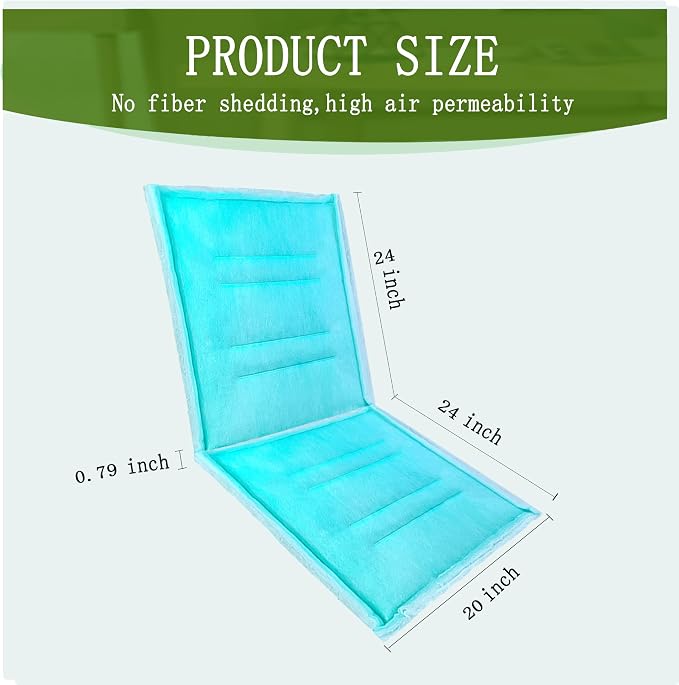 AUC Paint Booth Tacky Intake Filter Pad Series 55