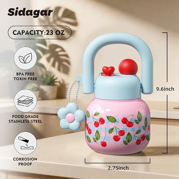 22 oz Tote Insulated Water Bottle