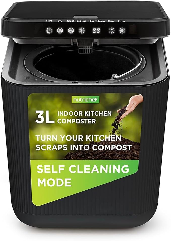 Nutrichef 3L Electric Kitchen Composter