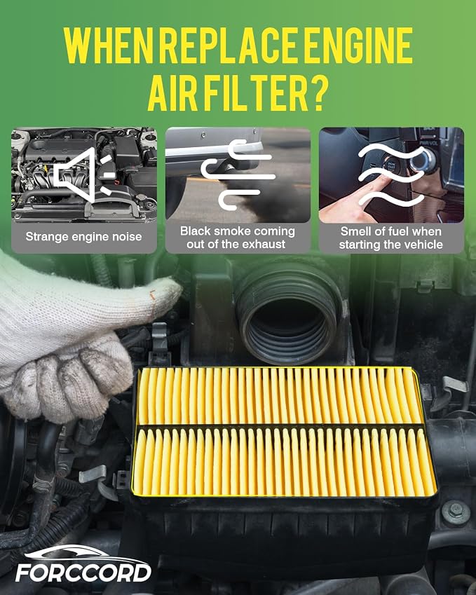 2-Pack Engine Air Filter Fits for ROGUE, ROGUE Sport, Qashqai Air Filter
