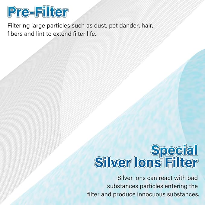 4 Pack MK04 Air Filter Replacement