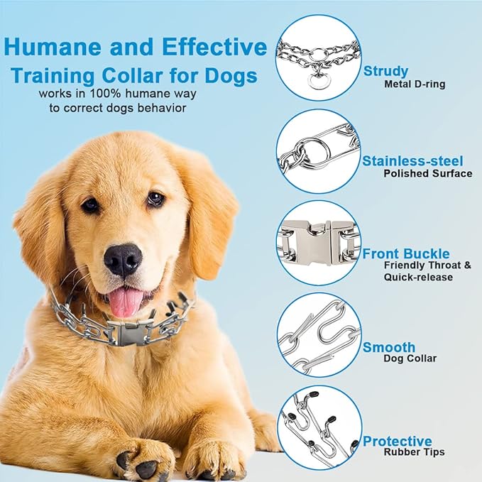 Dog Collar with Quick Release Buckle for Small Medium Large Dogs