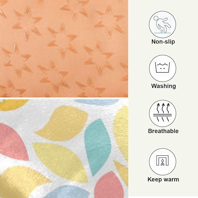 Pet Bed Skull Colorful Cartoon Dog Bed Mat Absorbing Non Slip Pad Pet Sleeping Mat for Small, Medium, and Large Dogs Puppy Cat 36 in x 24 in
