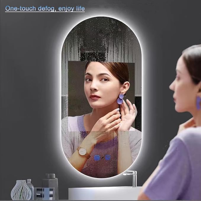 Bathroom Mirror with LED Lights，Bathroom Led Mirror ，Backlit Bathroom Mirror