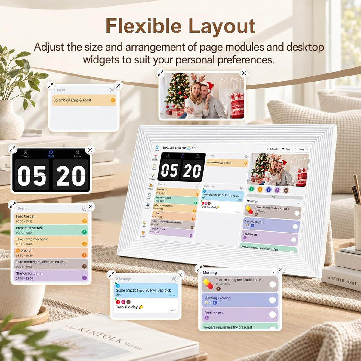 10.1" WiFi Digital Family Calendar