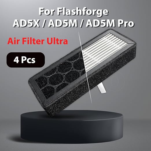 4 Pack AD5M/AD5X Air Filter