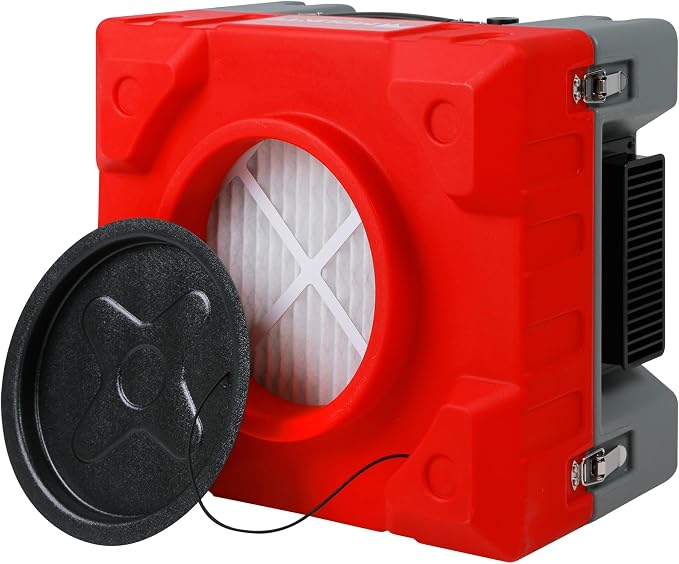 MOUNTO 550cfm Hepa Air Scrubber Industrial Air Cleaner- 550cfm Portable Air