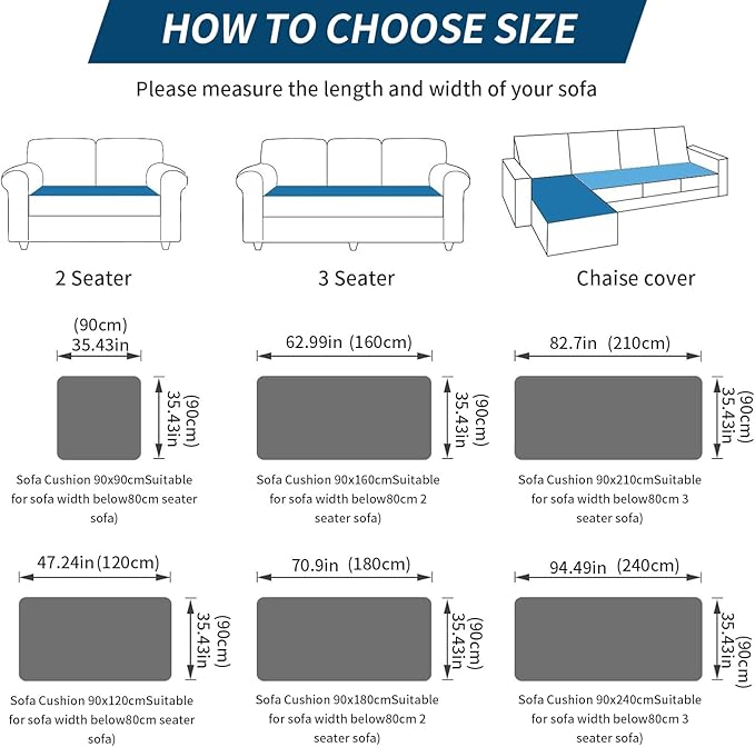 Waterproof Couch Cover & Sofa Cover, Couch Covers for Sofa Washable Non-Slip, Soft Dog Bed Protector for Sectional, Loveseat, Living Room, Car & RV Furniture (Khaki, 23"x23" 2 Pack)
