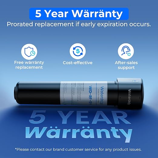 Waterdrop UA-5Y   Under Sink Water Filter System, Ultra Long Life