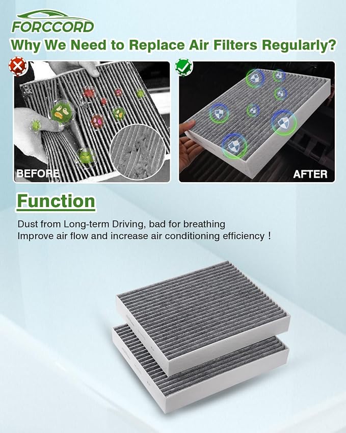 Cabin Air Filter and Engine Air Filter Fits