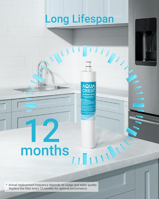 AQUA CREST AK21 Under Sink Water Filter, Replacement