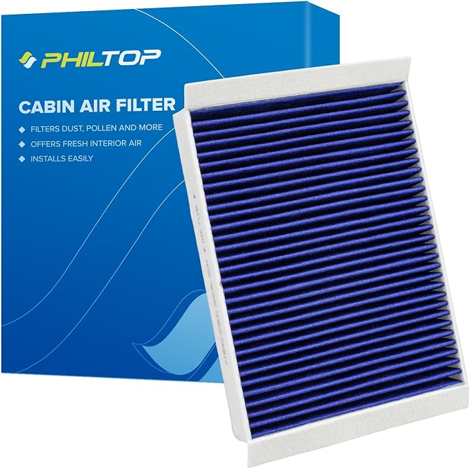 PHILTOP Premium Cabin Air Filter w/Dual Activated Carbon, Compatible