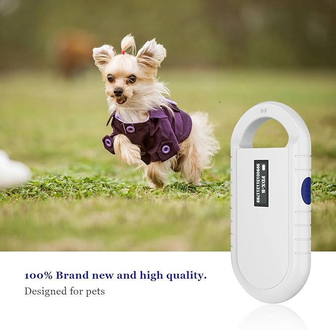 Microchip Scanner, Microchip for Dogs, Pet Microchip Scanner, Pet Microchip Kit, Microchip Reader USB Rechargeable, Pet Chip Scanner for ISO11784, 11785, FDX-B, ID64