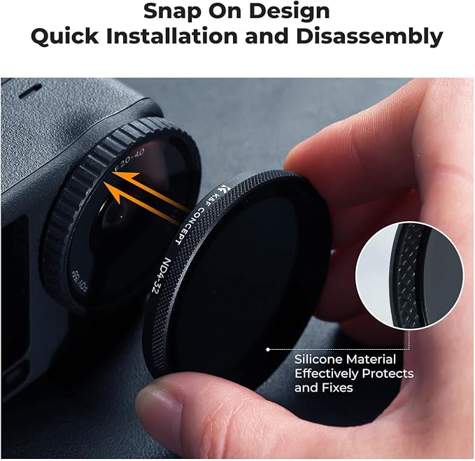 K&F CONCEPT Snap On Variable ND Filter Compatible