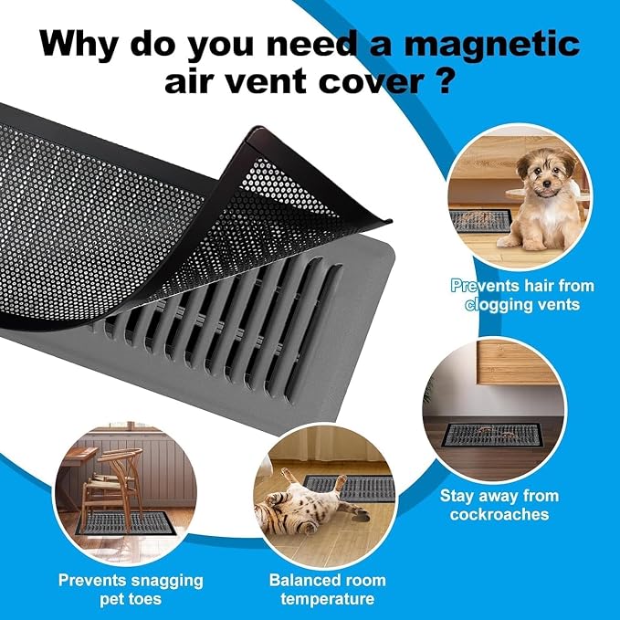4 PCS Magnetic Vent Covers