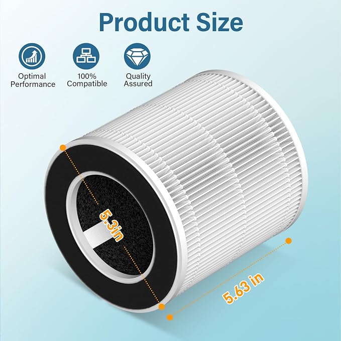 2 Pack B-D02L/M05 Replacement Filter Compatible