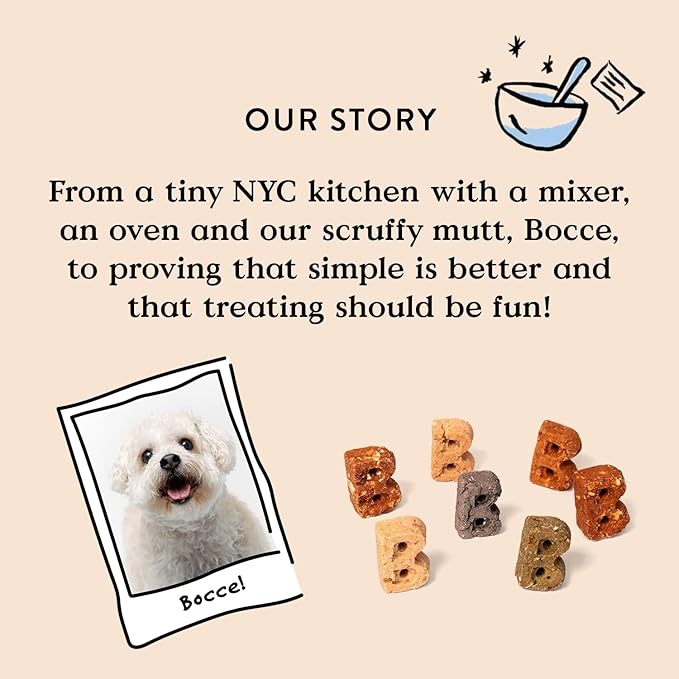 Bocce's Bakery PB Banana Chip + Berry Smoothie Dog Treat Bundle – Natural, Wheat-Free Soft & Chewy Cookies Made with Real Ingredients and Baked in The USA – 2 Pack Bundle