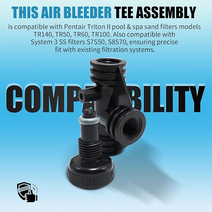 154689 Pool Air Bleeder Tee Assembly Compatible