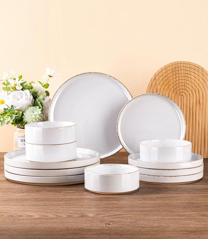 AmorArc Stoneware Dinnerware Sets