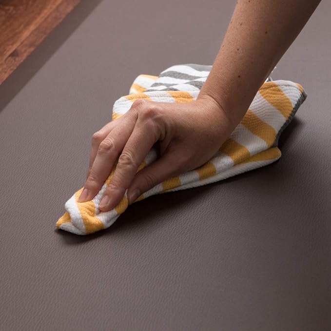 GelPro Anti-Fatigue Designer Comfort Kitchen Floor Mat, Leather Grain Truffle