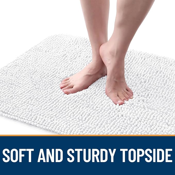 OLANLY Dog Door Mat for Muddy Paws 47x32, Absorbs Moisture and Dirt, Absorbent