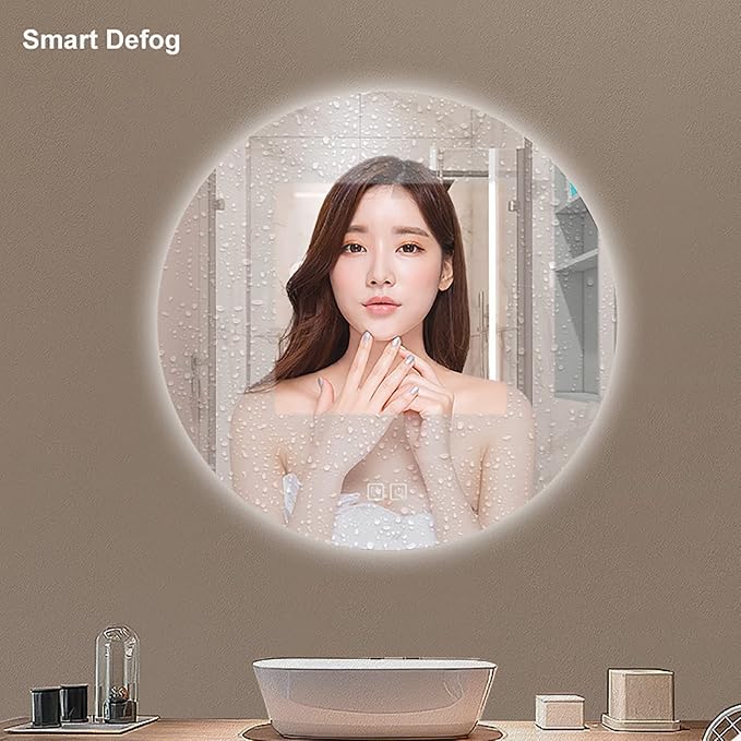 Led Mirror for Bathroom, Bathroom Mirrors for Vanity, Shatter-Proof,
