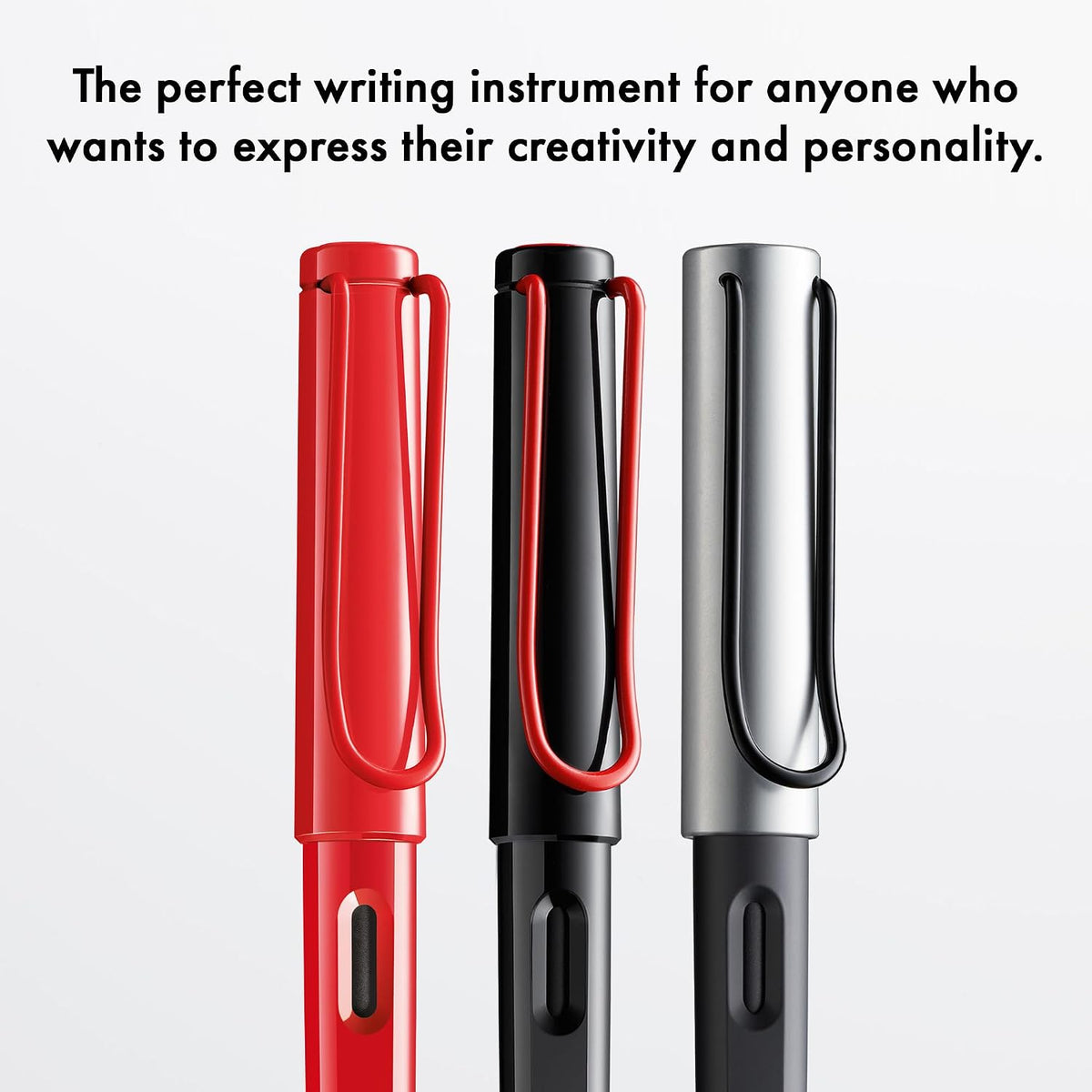 Lamy joy AL - calligraphy fountain pen with ergonomic grip & polished steel nib in line width 1.9 mm - Calligraphy Fountain Pen with ribbon nib - incl. ink cartridge T 10 blue