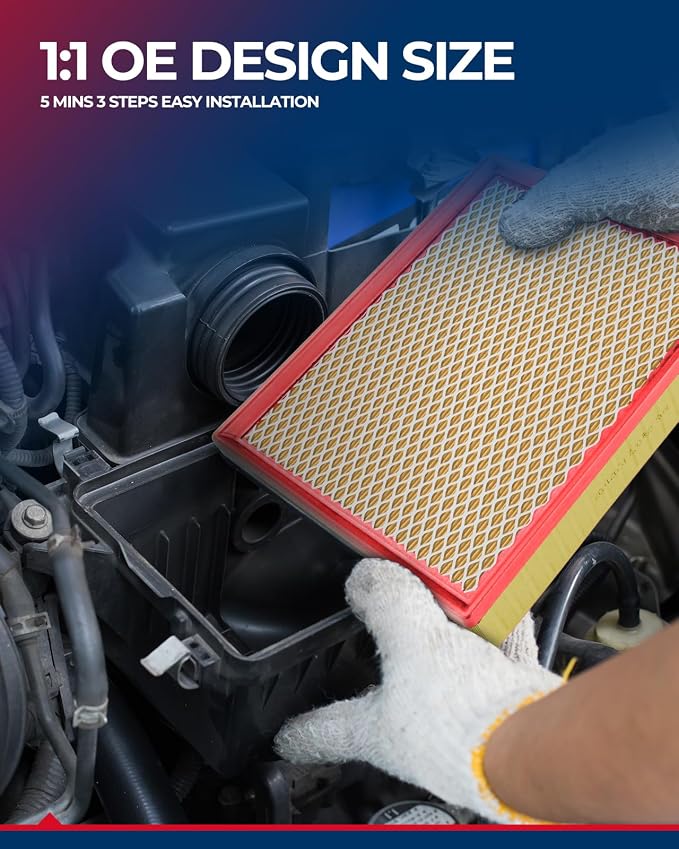 KAX Engine air Filter, CA10677 Replacement