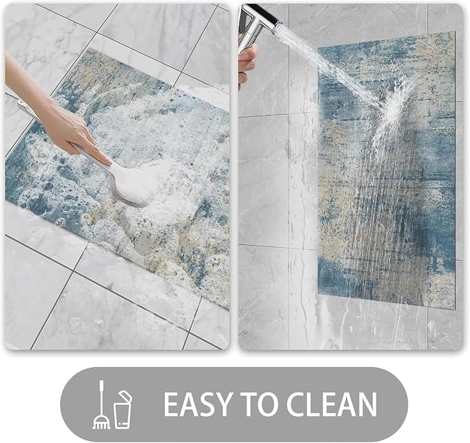 Ultra Thin Door Mat Indoor Entrance, 1/10 in Thin Door Mats