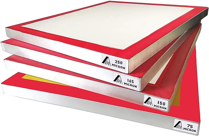Aluminum Screen Printing Screens, 20 x 24 Inch Pre-Stretched Silk Screen Frames