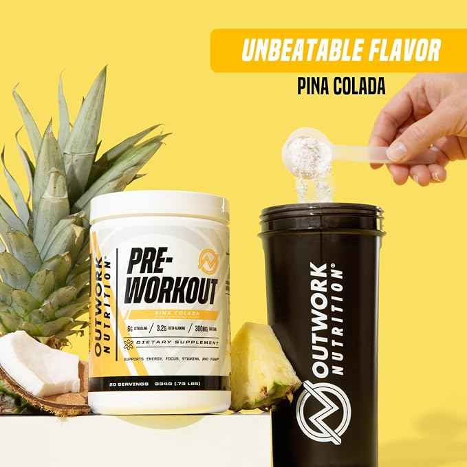 Outwork Nutrition Preworkout for Men & Women
