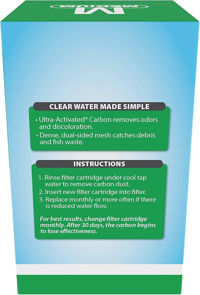 Tetra Whisper Bio-Bag Filter Cartridges for Aquariums, Medium Cartridge, Ready to Use, 3 Cartridges per Pack (Pack of 12), 36 Count