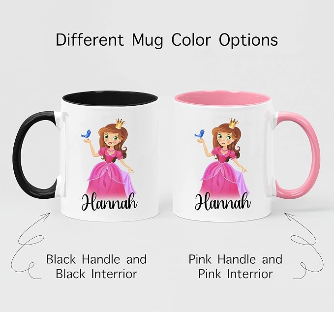 Personalized Mug for Kids, Girls | Customized Hot Chocolate, Coffee & Tea Cup |