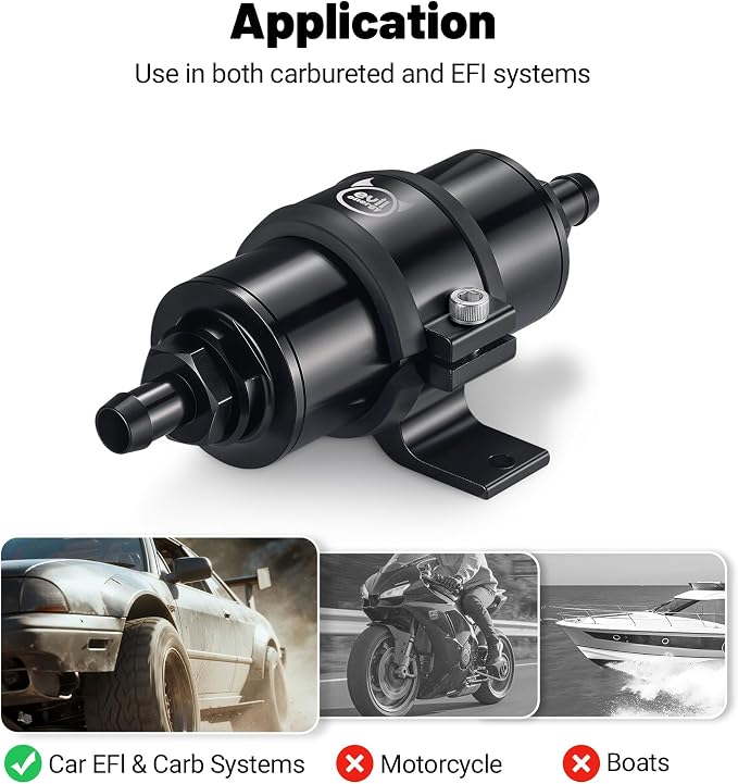 EVIL ENERGY Inline Fuel Filter 100 Micron