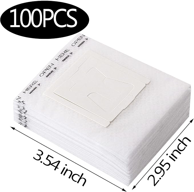 100PCS Portable Coffee Filter Paper Hanging Ear Drip Coffee Single Drinker