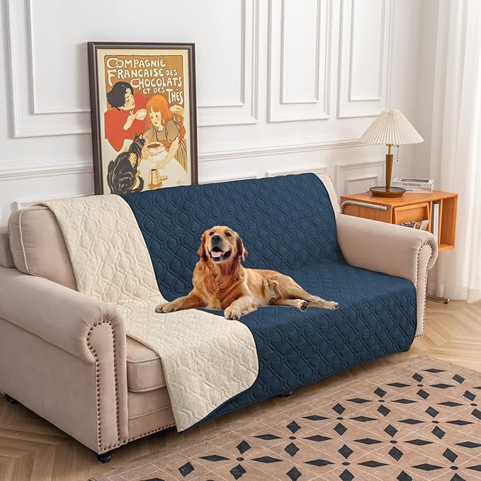 SUNNYTEX Waterproof Dog Bed Cover Dog Mat Pet Pad Pet Blanket for Couch Sofa Bed Mat Anti-Slip Furniture Protrctor
