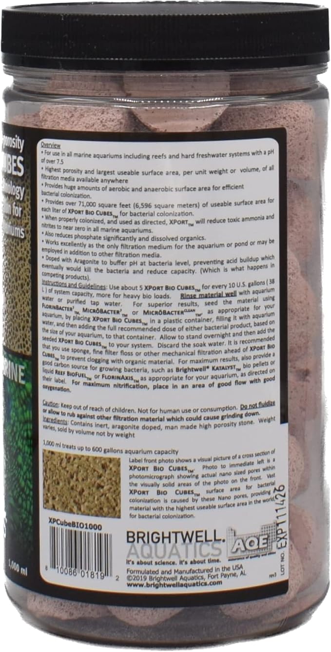 Brightwell Aquatics Xport BIO Cubes