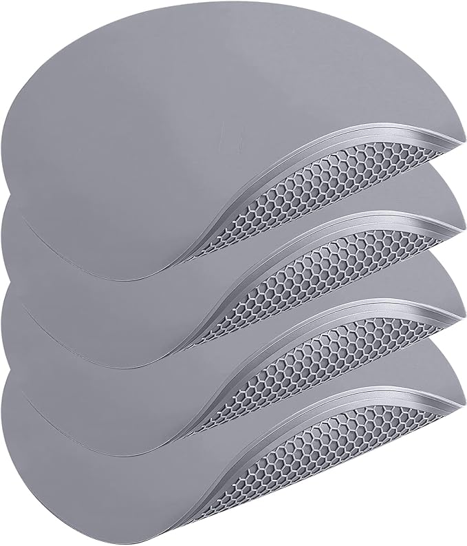 4 Pack 12 Inch Multi-Purpose Silicone Mat, As Drying Mat, Microwave Mat