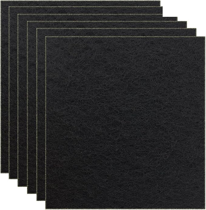 6 Pack Charcoal Cat Litter Box Replacment Filter Hooded Cat Litter Boxes and