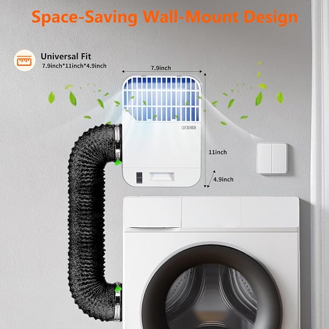 Indoor Dryer Vent Kit – 6-Layer Pro Lint Trap