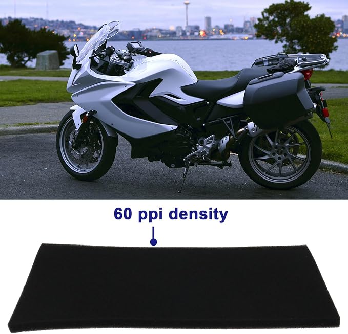 2pcs Air Filter Foam 28x15x1cm 60PPI Filter Mat Filter Insert